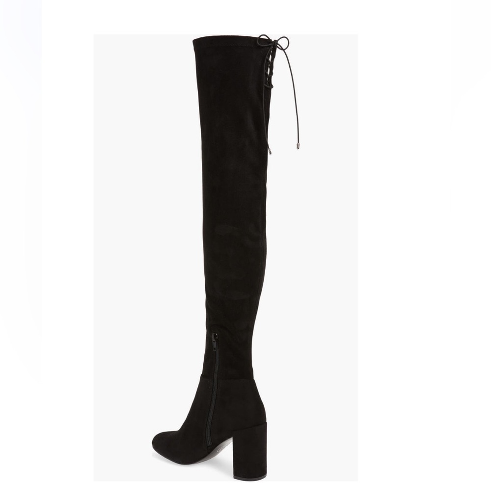Chinese Laundry Black Suede Over the Knee Boots - Picture 2 of 3